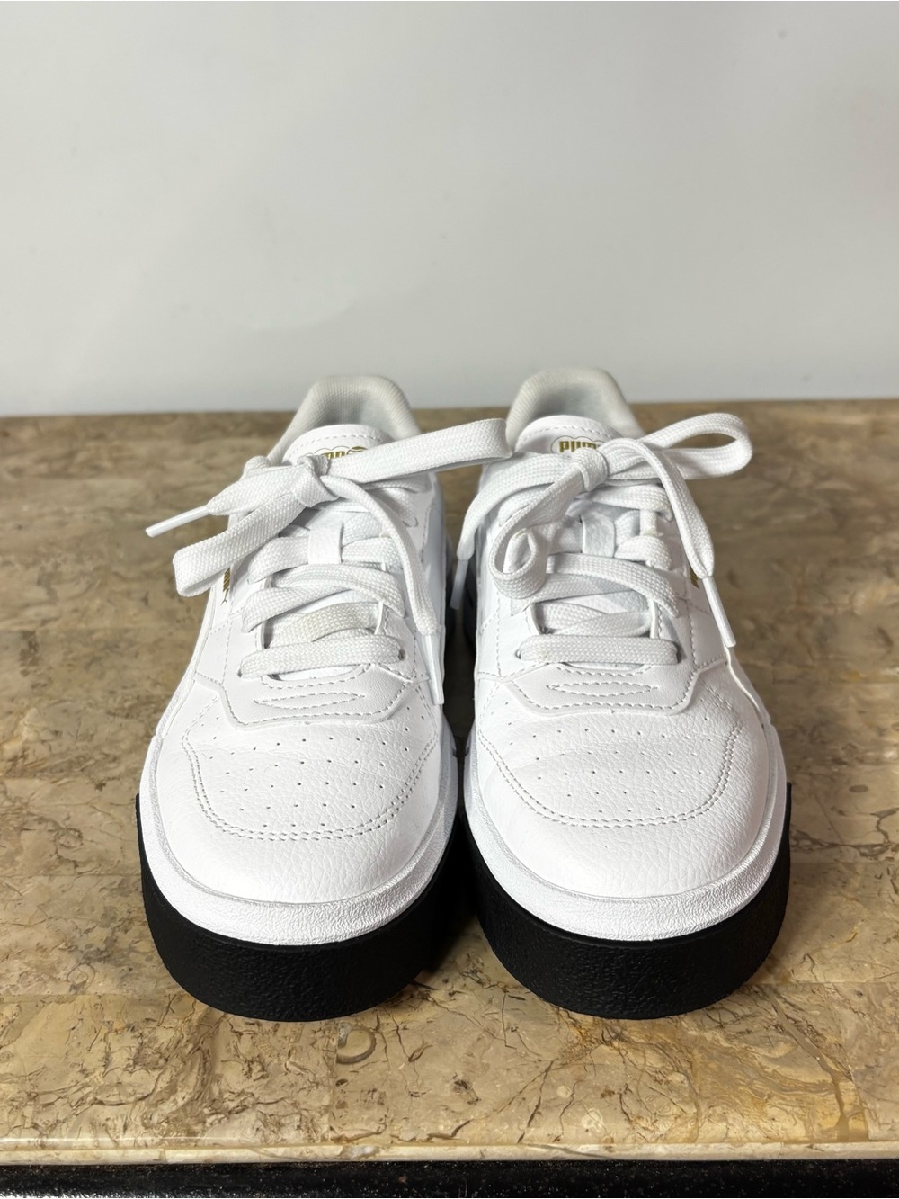 Kids Puma Cali Court Lth Ps Sneakers Size 3
